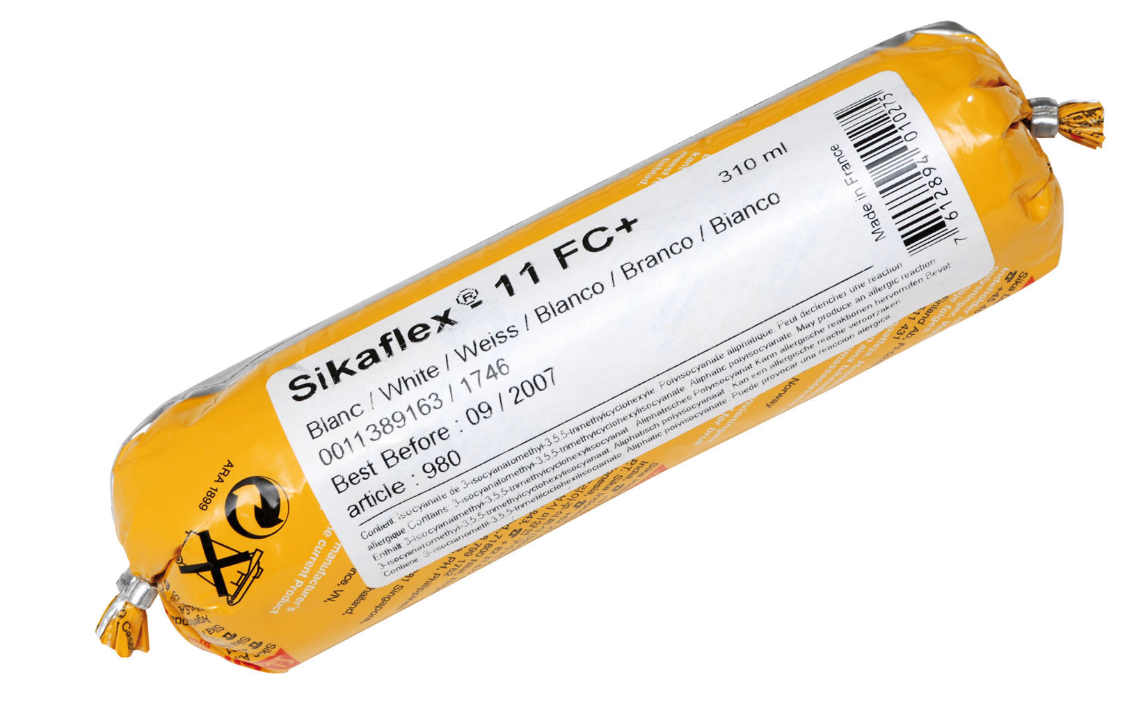 Sikaflex-11FC Purform blanco 300 ML Unipac